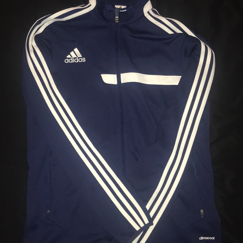 Adidas jacket, color blue, small size